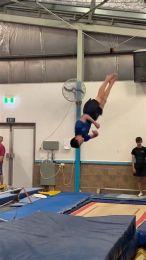 Canberra City Gymnastics Club on Instagram: "MAG tramp action 💪"