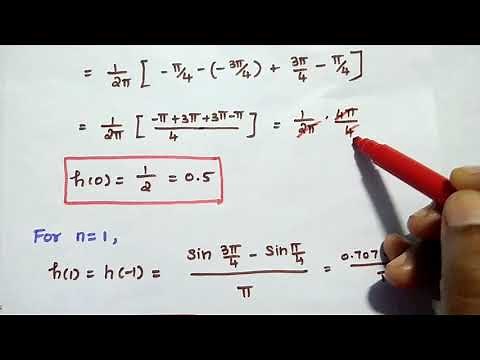 Design of Bandpass FIR Filter - Fourier Series Method - H(z) - DTSP