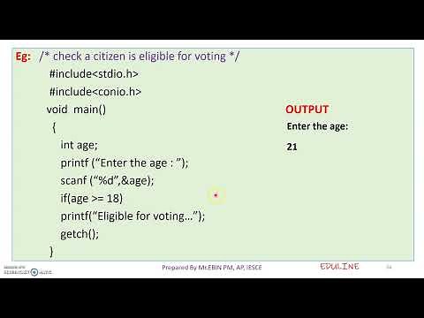 TOPIC 15 - CONTROL FLOW STATEMENTS