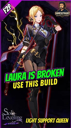 Laura Walker is BROKEN with the Right Artifacts! | Solo Leveling ARISE