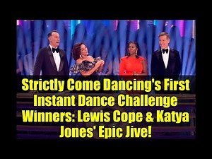 Strictly Come Dancing's First Instant Dance Challenge Winners: Lewis Cope & Katya Jones' Epic Jive!
