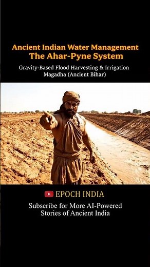 Ahar-Pyne System: How Ancient India Controlled Floods #ancientindia #ancientengineering
