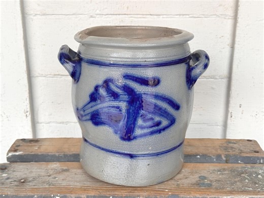 Vintage Crock ~ Salt Glazed German Stoneware Crock With Handles ~ Westerwald Pottery From Germany ~ German Farmhouse - Etsy