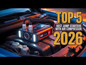 Top 5 Best Jump Starters With Air Compressor in 2026! (Must-Have for Every Car Owner) 🚗⚡🔧