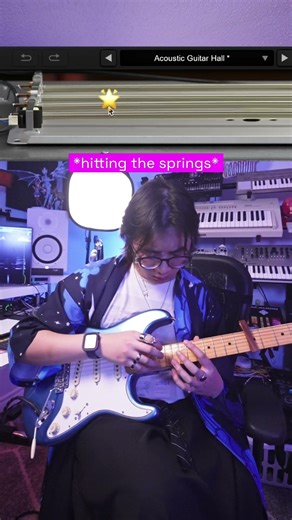 this spring reverb makes my guitar sound alive 🌸