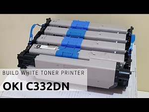 Build White Toner Printer OKI C332DN, with kaoskus system