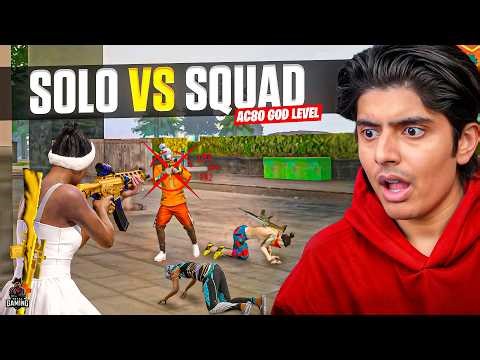 COMEBACK SOLO VS SQUAD AC80 GOD LEVEL GAMEPLAY | GARENA FREE FIRE