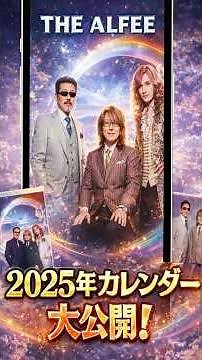 THE ALFEE 2025年カレンダーが凄い❗️ 全部お見せします✨