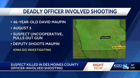 DCI investigating deadly officer-involved shooting in southeast Iowa