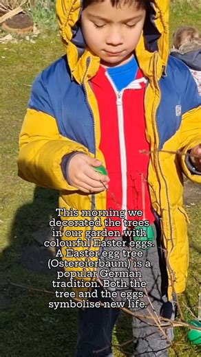 Do you decorate trees in your country for Easter? #Easter #germanlife #germantradition | My Dinner- Easy German Recipes