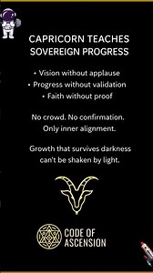 🚀 Capricorn doesn’t begin in light.It begins in discipline. #CapricornSeason#CapricornWisdom