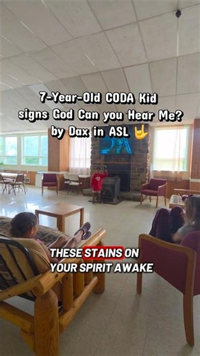 7-Year-Old CODA Kid Signs "God Can You Hear Me?" by Dax in ASL 🤟 | Ryding on the Road #newmusic