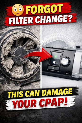 Forgot to change your CPAP filter? 😳 This dust can reduce airflow, increase noise, and damage your machine. ✔️ Change filter on time ✔️ Service your CPAP regularly Clean CPAP = Better sleep 😴 Follow for more CPAP tips!. #CPAP #SleepApnea #CPAPCare #HealthySleep #CPAPMachine #SleepHealth #ResMed | Bipap doctor