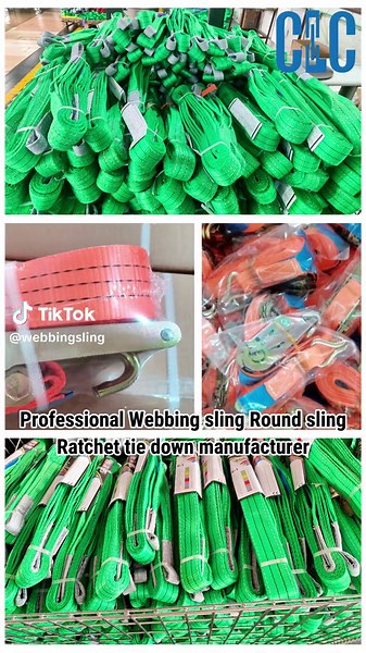 Experience the superior strength and durability of our Webbing Slings, perfect for heavy-duty lifting operations.#liftingequipment #cargostraps #industrialmanufacturing #safetyfirst #heavydutylifting #warehouselogistics