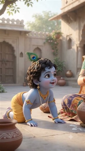 Divine Bala Leela: Little Krishna & Mother Yashoda | Śrīmad-Bhāgavatam 3D Animation
