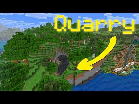 I'm Building a QUARRY in my Minecraft Forever World!
