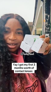 8.4K views · 284 reactions | I finally got my 3 months worth of contact lenses . #contactlenses #specsavers | Ediffied | Facebook