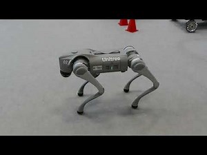 Unitree Go2 ジャンプ 2023国際ロボット展 Techshareブース