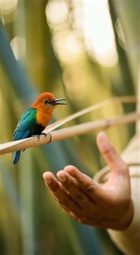 Magical Bird Responds to Human Whistle | Cute Wildlife Moment