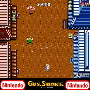 16K views · 157 reactions | Gun.Smoke (NES) Gun.Smoke is a vertically scrolling run and gun video game and designed by Yoshiki Okamoto and released in arcades in 1985. Gun.Smoke centers on a character named Billie Bob, a bounty hunter going after the criminals of the Wild West. #videogames #nintendo #arcade #retrogaming #classic #Nostalgia | Retro-Entertainment TV | Facebook