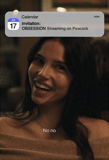 Someone's excited to see you 👀 #Obsession arrives July 17 on Peacock. #IndeNavarrette #MichaelJohnston #CurryBarker #Horror