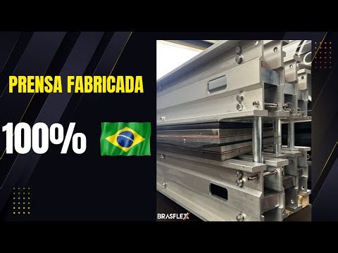 Prensa para vulcanização