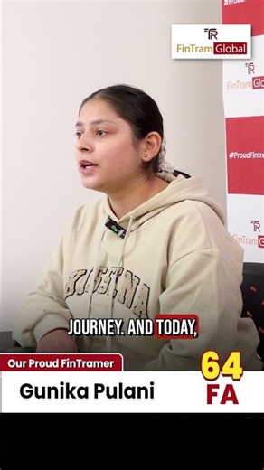 ACCA FA Exam 64% – Gunika Pulani’s Journey to Success |ACCA FA Success Story| FinTram Global
