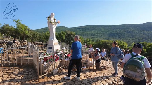 Walking through Medjugorje #medjugorjetoday #Medjugorje #today #apparition #church | Mary TV