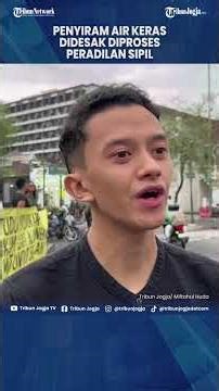 AKSI KAMISAN DI JOGJA MENDESAK PELAKU TEROR AIR KERAS KE ANDRIE YUNUS DIPROSES PERADILAN UMUM #Short