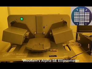 1.2. Measuring SiO2 thickness with Woollam's Alpha-SE Ellipsometer