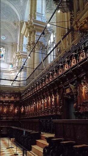 Un Vistazo a una MARAVILLA Barroca 👀⛪ El Coro de la Catedral de Málaga