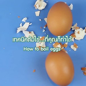 ต้มไข่ ใจต้องนิ่ง !! ต้มกี่นาทีถึงได้แบบยางมะตูม เรามาดูวิธีทำกันจ้าาาา ƪ(˘⌣˘)ʃ วิธีการต้มไข่ 1. ต้มน้ำให้เดือด 2. หย่อนไข่ลงในน้ำเบาๆ 3. หากต้องการได้ไข่ขาวสุกเล็กน้อย ไข่แดงไม่สุก ให้เอาขึ้น หลังจากต้ม 4 นาที 4. หากต้องการได้ไข่ยางมะตูม ให้เอาขึ้น หลังจากต้ม 6 นาที 5. หากต้องการไข่ต้มสุกทั้งไข่ขาวและไข่แดง ให้เอาขึ้น หลังจากต้อม 10 นาที | Lotus's - โลตัส