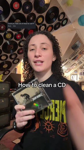 How to clean a CD #cd #cdcollection #cdcollector #physicalmedia | cds