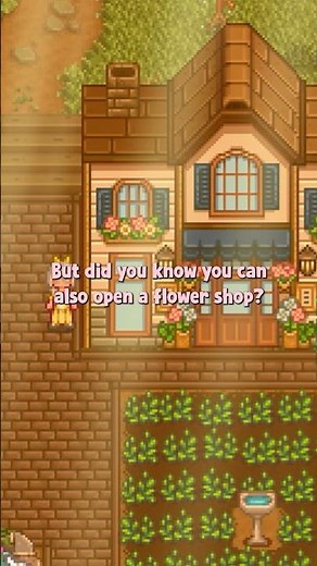 Cozy flower shop mod in Stardew Valley #stardewvalley #stardewvalleymods