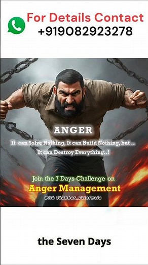 7 Days Anger Management Challenge | #anger #emotional #challenge