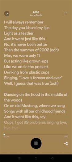 2002 by Anne Marie Lyrics