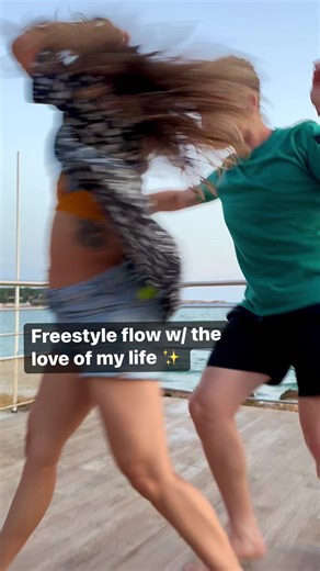 Freestyle flow w/ the love of my life ✨ Dancing in one of our favorite places in the world 🌍 #dance #dancing #dancer #improvdance #improvisation #wcs #westcoastswing #wcsdance #partnerdance #danceviral #beachdance | Thibault and Nicole Ramirez