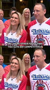 Joey Chestnut and Miki Sudo preview the 2025 Nathan’s Hot Dog Eating Contest that has become a Fourth of July tradition and detail their competitive eating records! 🎆 | Today Show