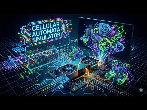 🔴 LIVE: GPU Evolves Cellular Automata in Real Time