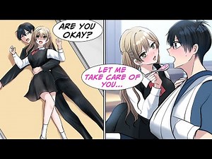 [Manga Dub] I saved the cold girl, and she insisted on taking care of me... [RomCom]