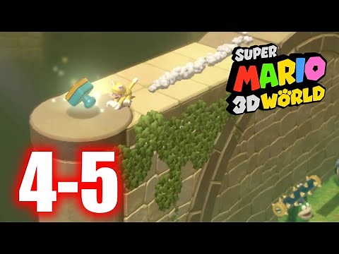 Super Mario 3D World - 4-5 Spike’s Lost City - All Stars & Stamp 100% Gameplay Walkthrough