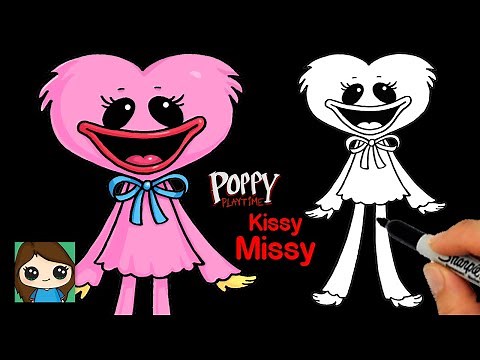 How to Draw Kissy Missy Easy | Poppy Playtime Game