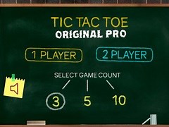 Game Tic Tac Toe Original Pro online. Play for free