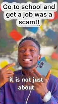 THE NIGERIAN EDUCATIONAL SYSTEM FAILED US. #nigerianeducation #skilloverdegree #jobmarket #nojob