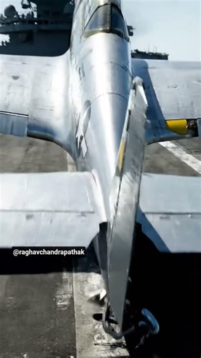 Fighter Jet WW2 P-51 Mustang Landing on Aircraft Carrier USS Enterprise (CV-6) Remembering the Beast