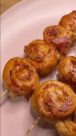 Juicy Chicken Roll-Ups With Bacon 🥓🔥 #easyrecipes #chicken