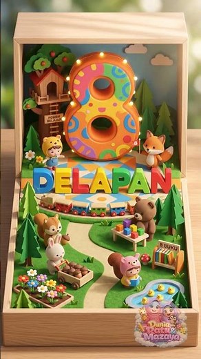 Belajar Angka 1-10 Part 2 | Belajar Angka Bahasa Indonesia | Animasi 3D Belajar Angka 123