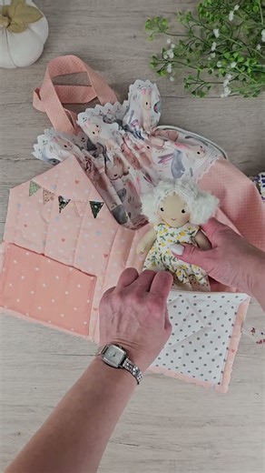 Doll Accessories Bag Sewing Pattern | PDF Tutorial for Dolls & Toys #sewingpattern #dollpattern