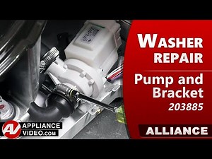 Washer - Will Not Drain - Pump and Bracket Repair and Diagnostic
