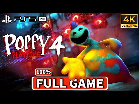 POPPY PLAYTIME Chapter 4 - Full Game 100% Walkthrough (PS5 PRO)
